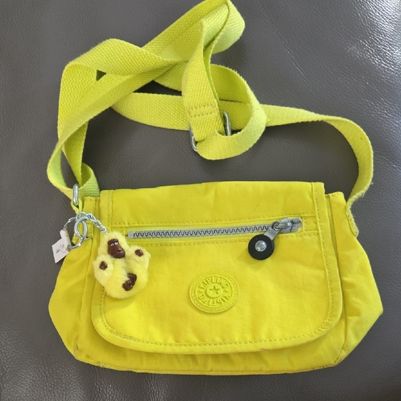Kipling Bright Yellow Crossbody Bag - Picture 1 of 7